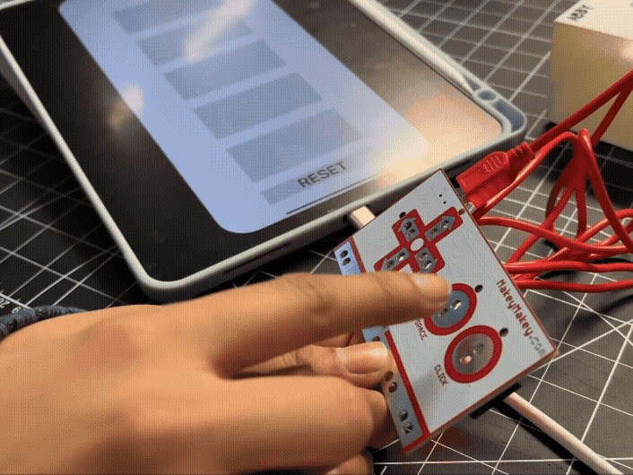 Testing the Makey Makey ProtoPie file provided to us in class