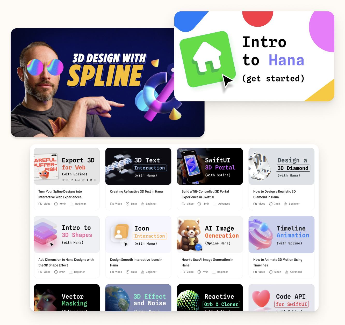 From the Spline Academy page