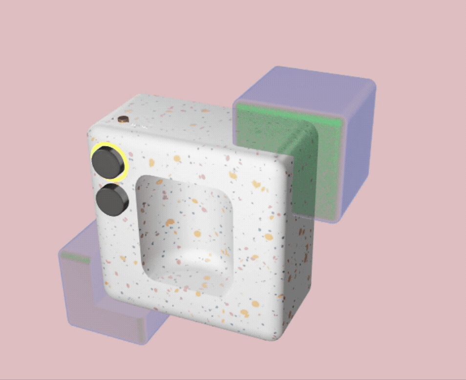What if I separate a piece from the rest of the product for a ‘dissected’ view, where the piece slides/opens outward via Mouse Press? How can interactions like this provide users with a better understanding of a product?